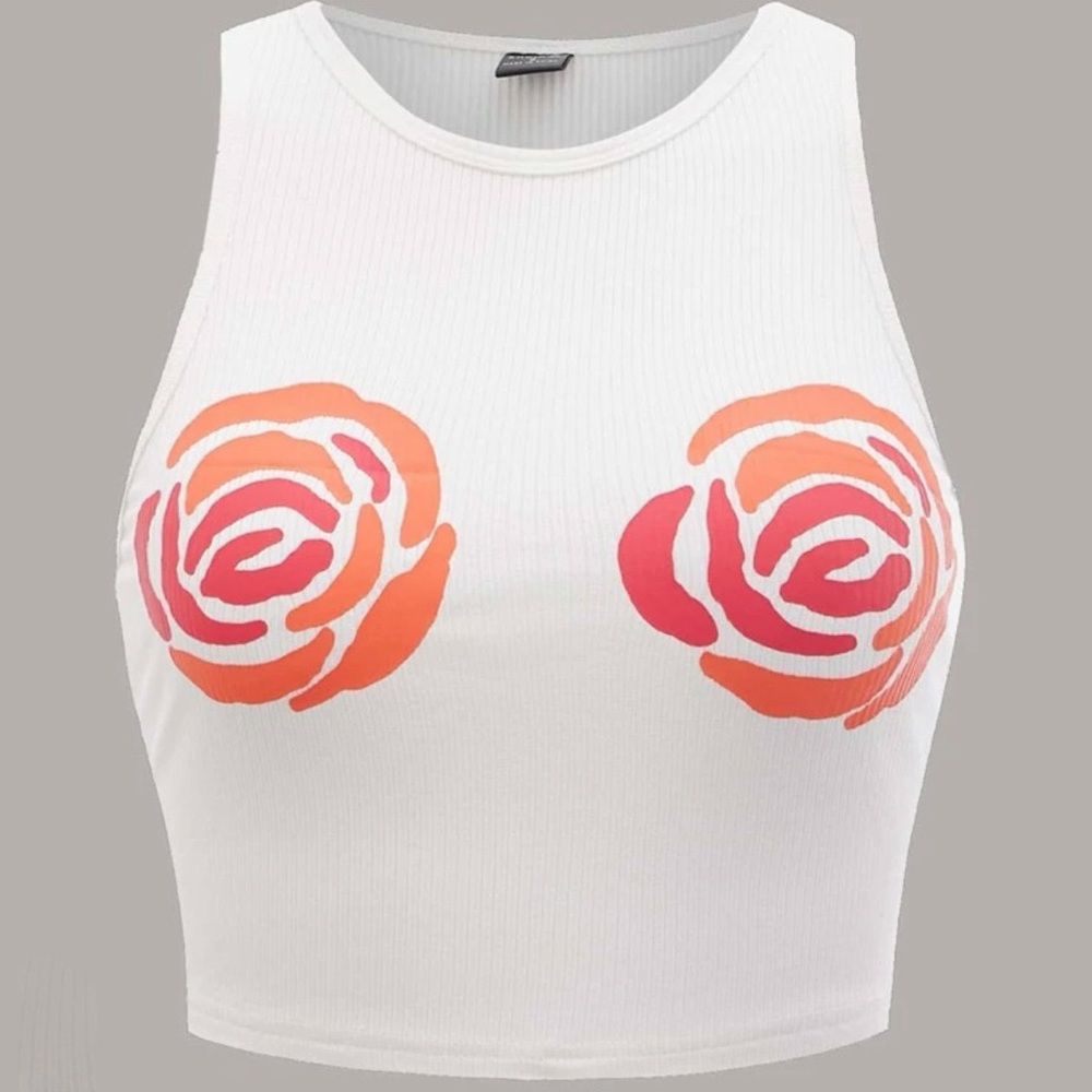 Floral Print Tank Top